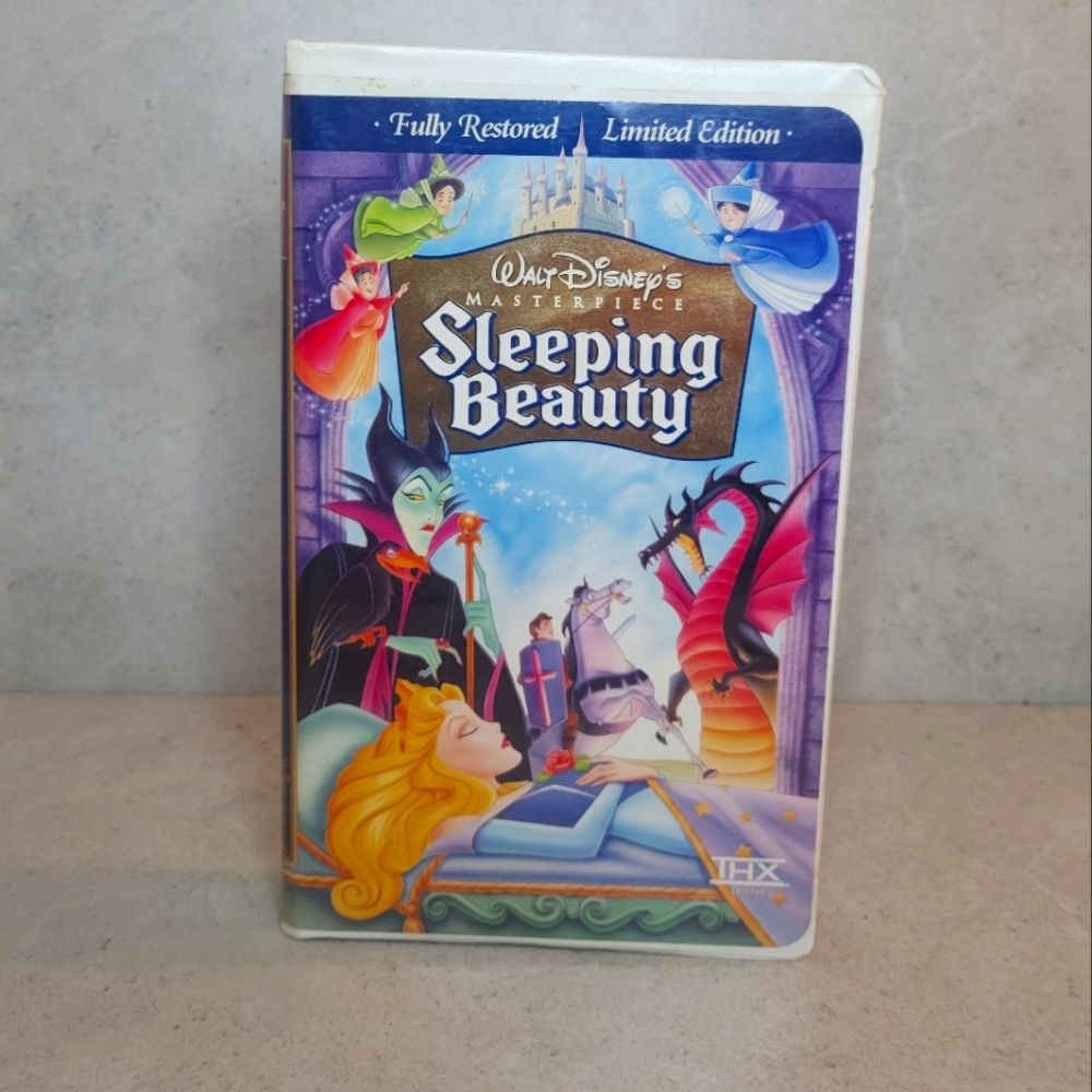 sleeping Beauty Vintage VHS tapes dineyy tapes